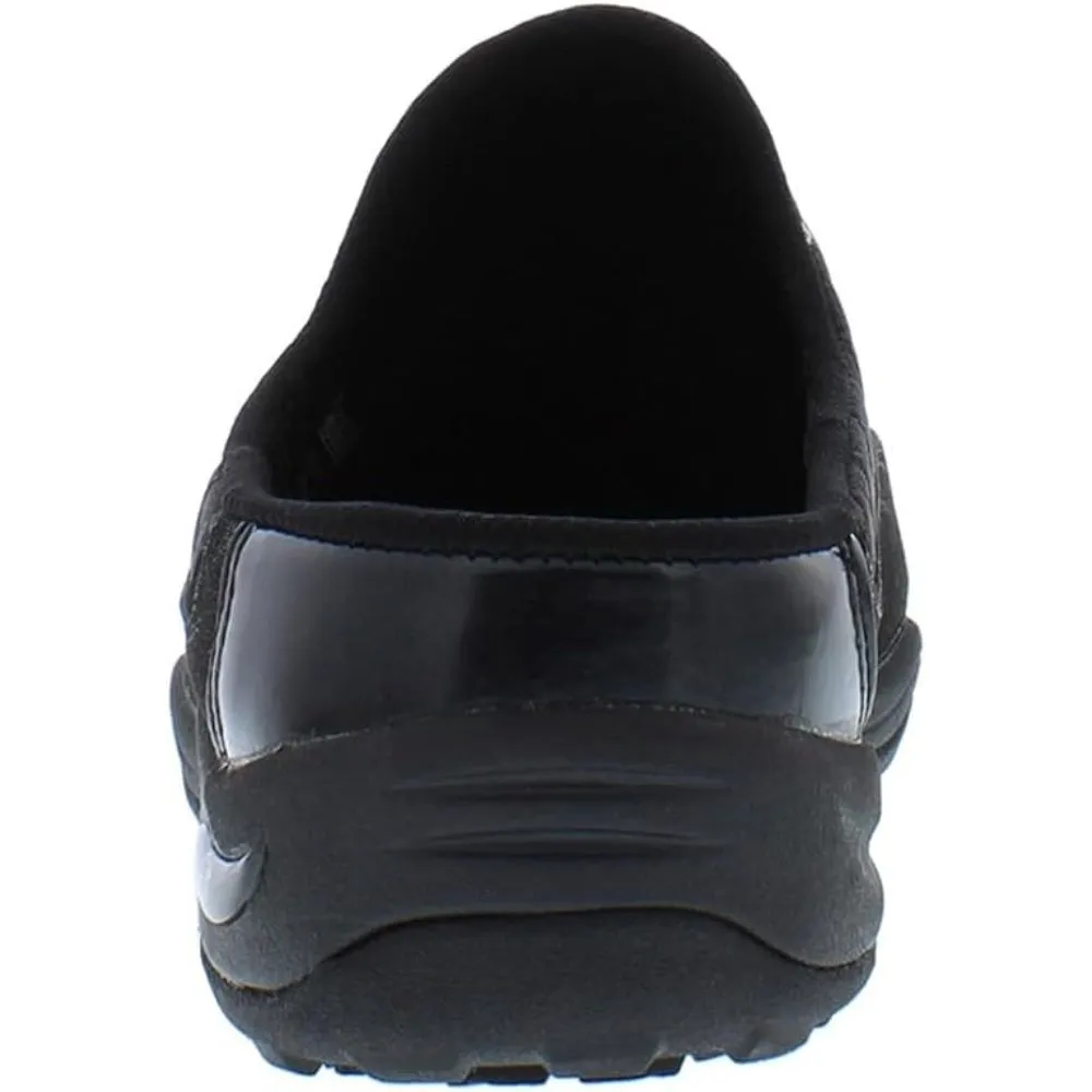 100322 Skechers Arch Fit Commute Womens Black Athletic Shoes