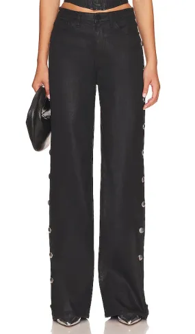 3x1 Flip Wide Leg in Black