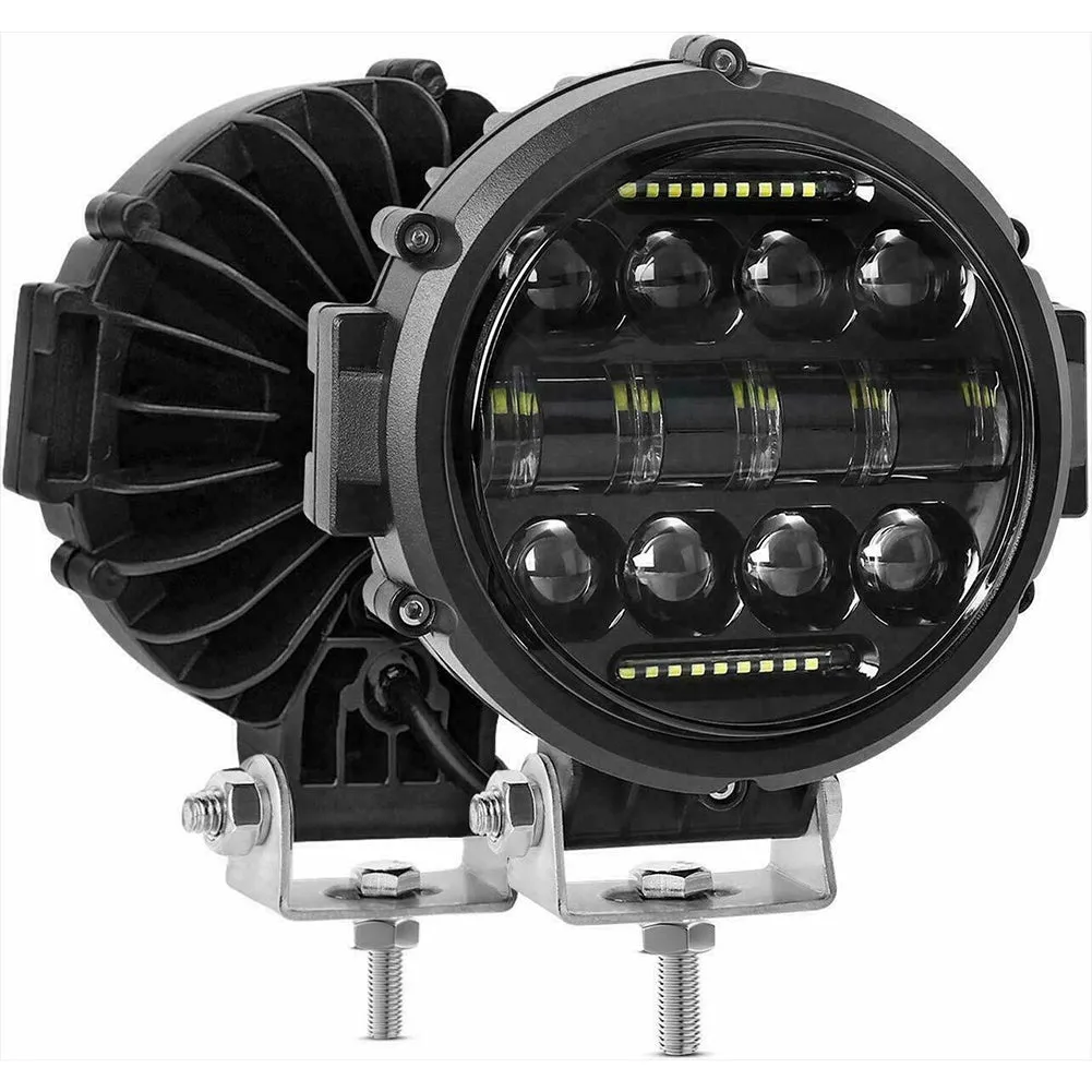 7-inch 69w Led  Lights Spotlight Super Bright Ip68 Waterproof