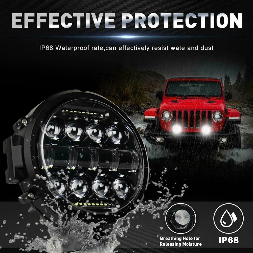 7-inch 69w Led  Lights Spotlight Super Bright Ip68 Waterproof