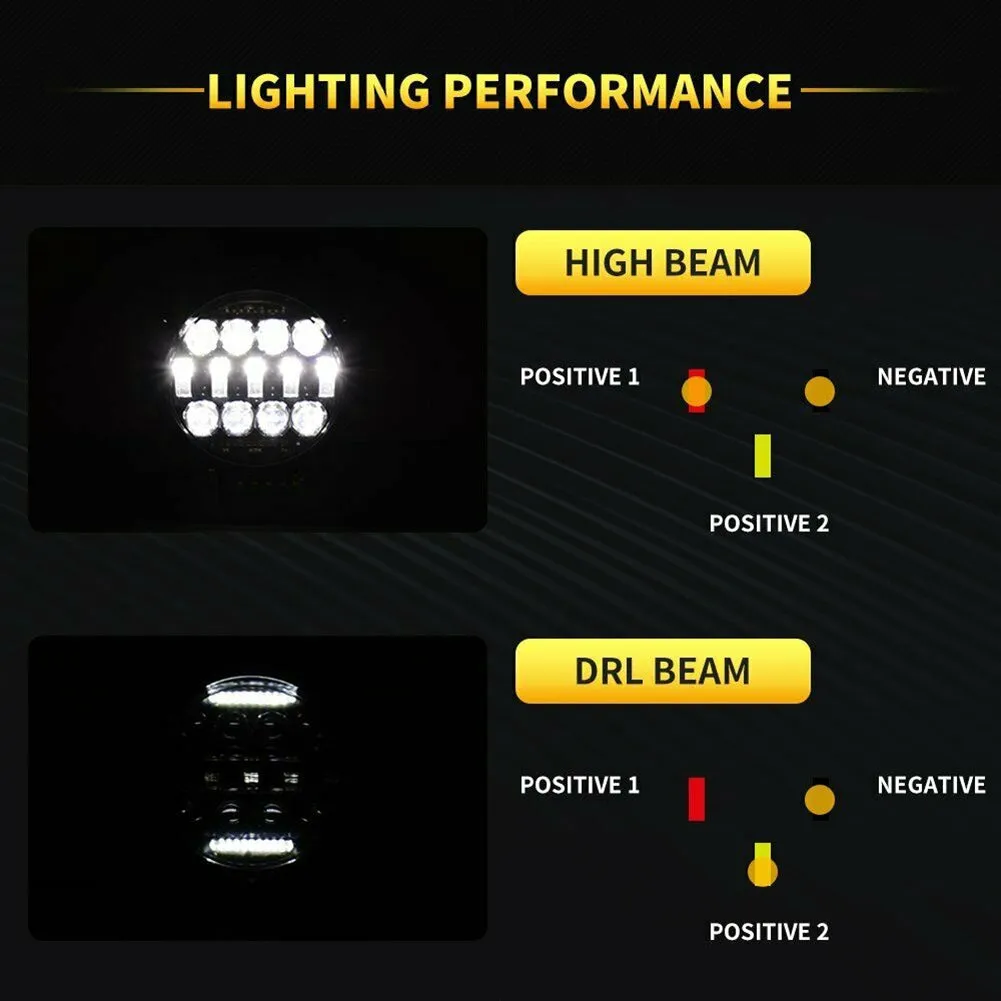 7-inch 69w Led  Lights Spotlight Super Bright Ip68 Waterproof