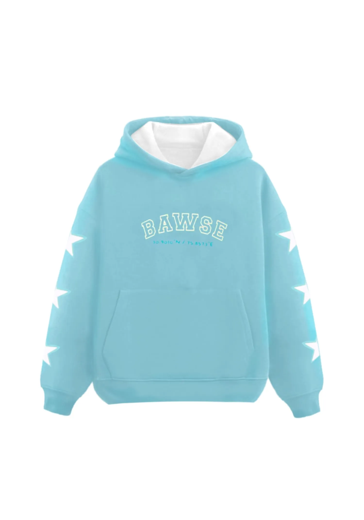 90s Hoodie - Powder Blue.