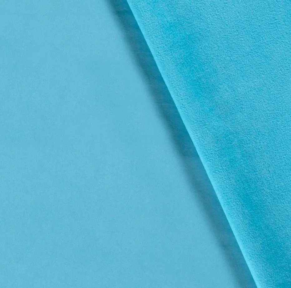 97CM INDIGO REMNANT SOFT SHELL WATERPROOF FABRIC