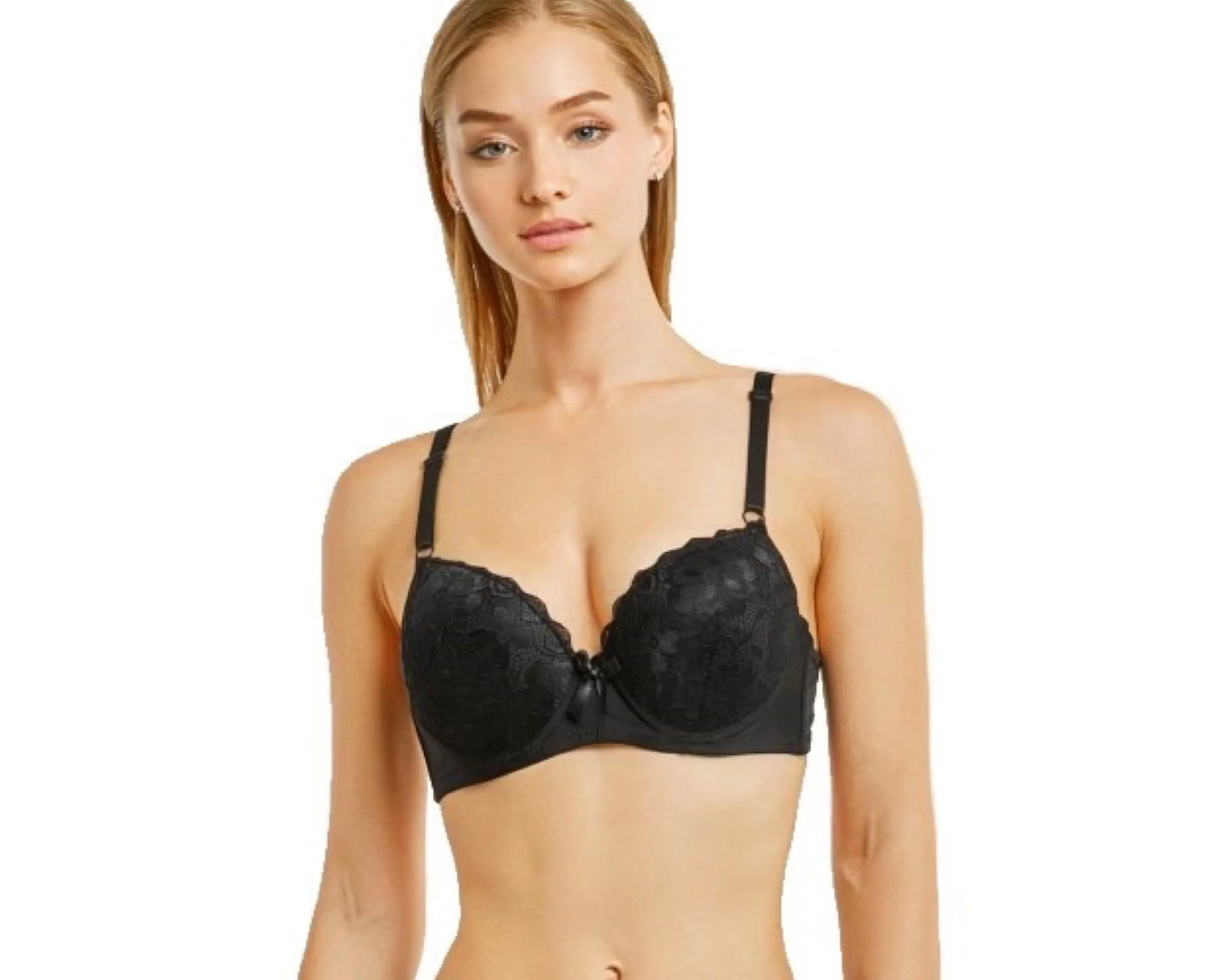 Allover Floral Lace Bras & Wide Wing