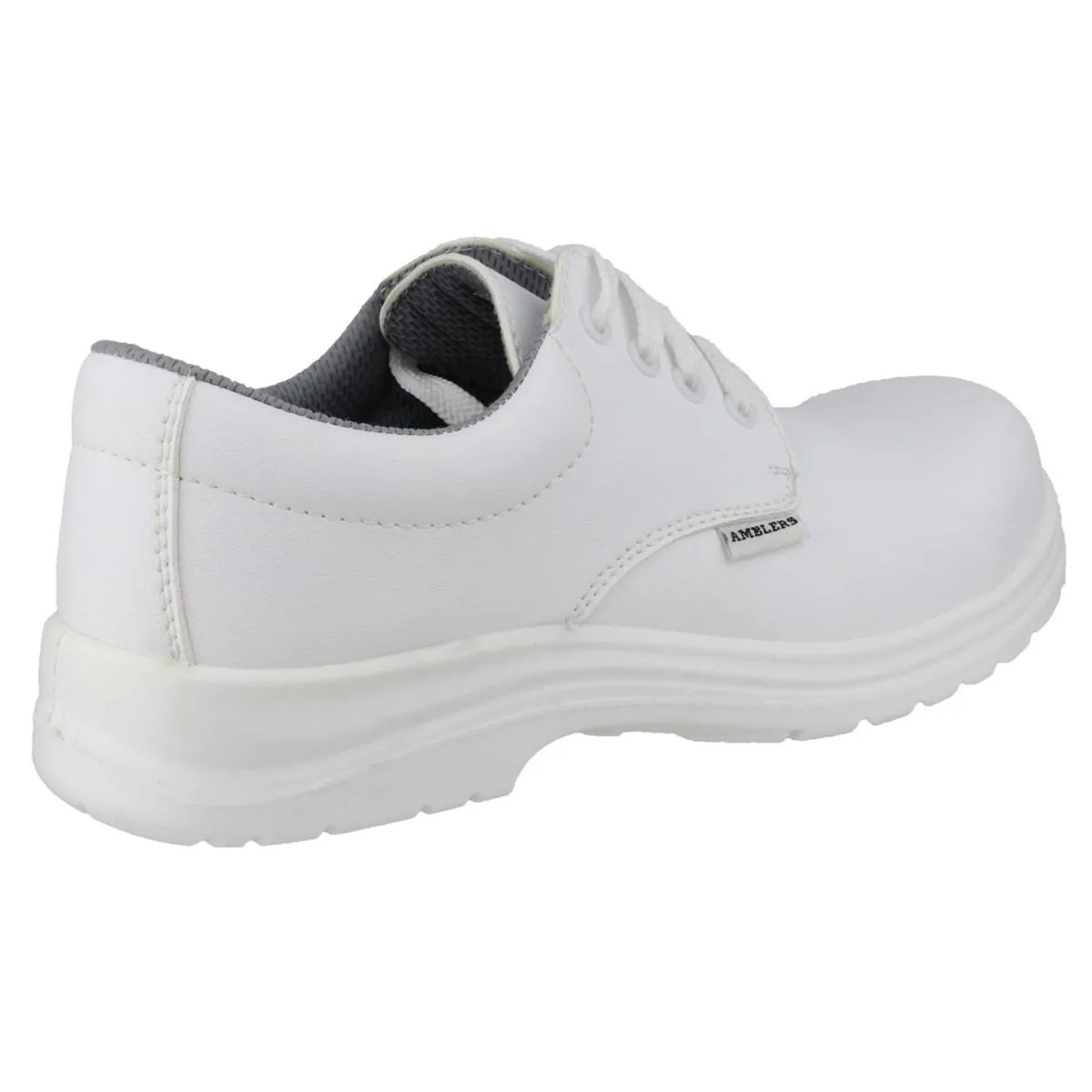 Amblers Safety FS511 Metal-Free Water-Resistant Lace up Safety Shoe White