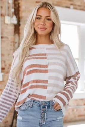 Ashton Striped Chenille Sweater