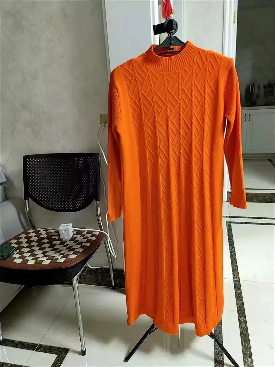 Autumn Winter Women Pure Pullover Woolen Sweater Warm Sweater Sweaters Coat   B208820