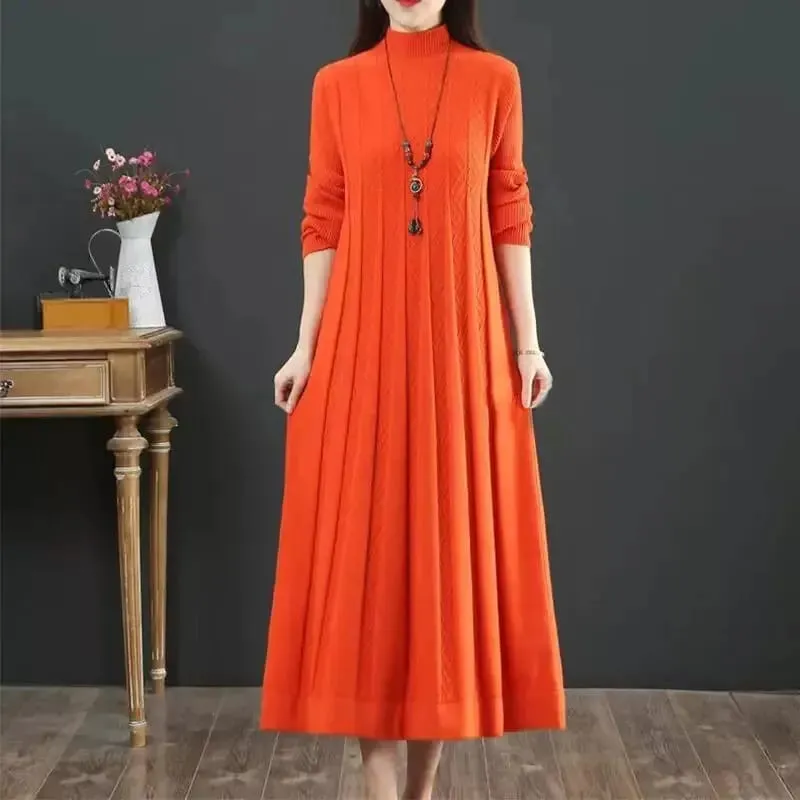 Autumn Winter Women Pure Pullover Woolen Sweater Warm Sweater Sweaters Coat   B208820