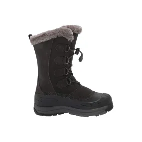 Baffin 4510-0185CAR Women's Chloe Waterproof Snow Boot Round Toe Winter Boots, Size: 9, Charcoal
