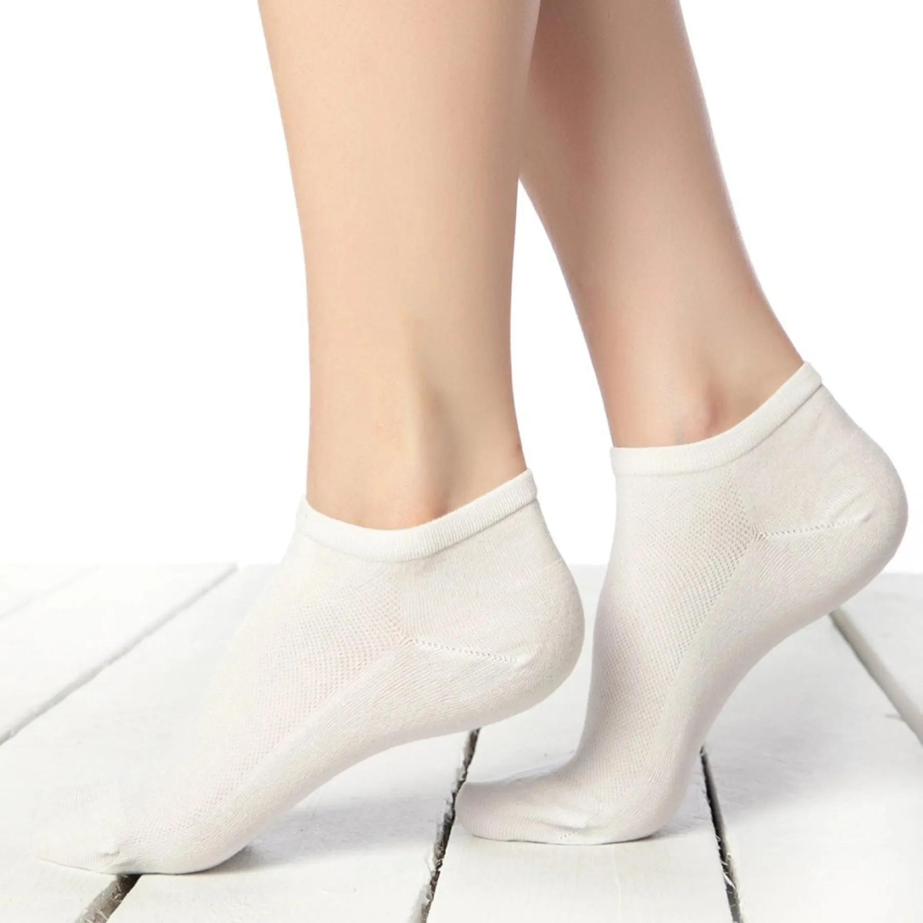 Bamboo, Low-cut, Seamless Socks