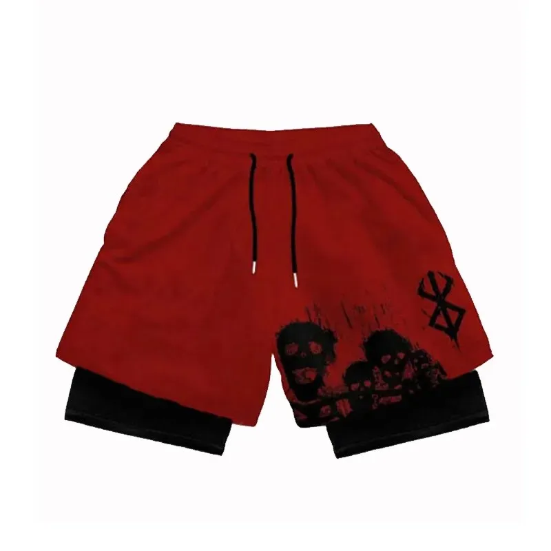 Berserk Blood Sky Quick Dry Premium Mesh Workout Shorts
