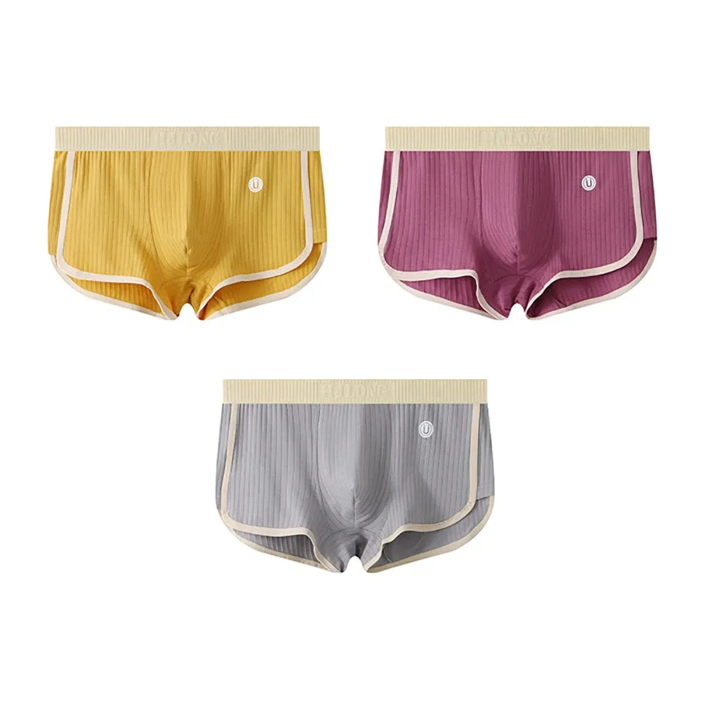 Breathable Mesh U Crotch Boxer Set