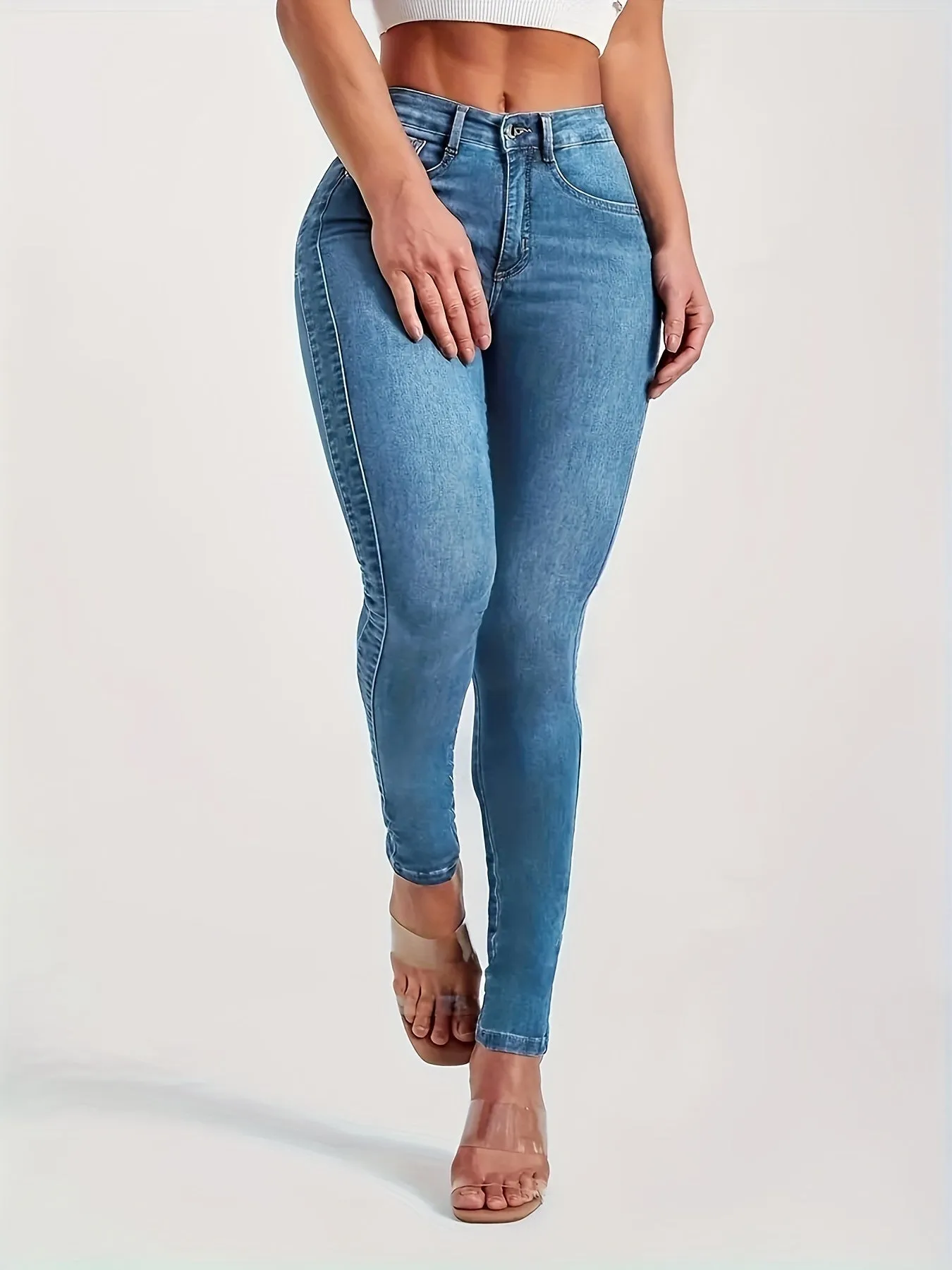 Butt-lifting Sexy Skinny Jeans, High-stretch Slim Fitted Comfortable Denim Pants, Women's Denim Jeans & Clothing