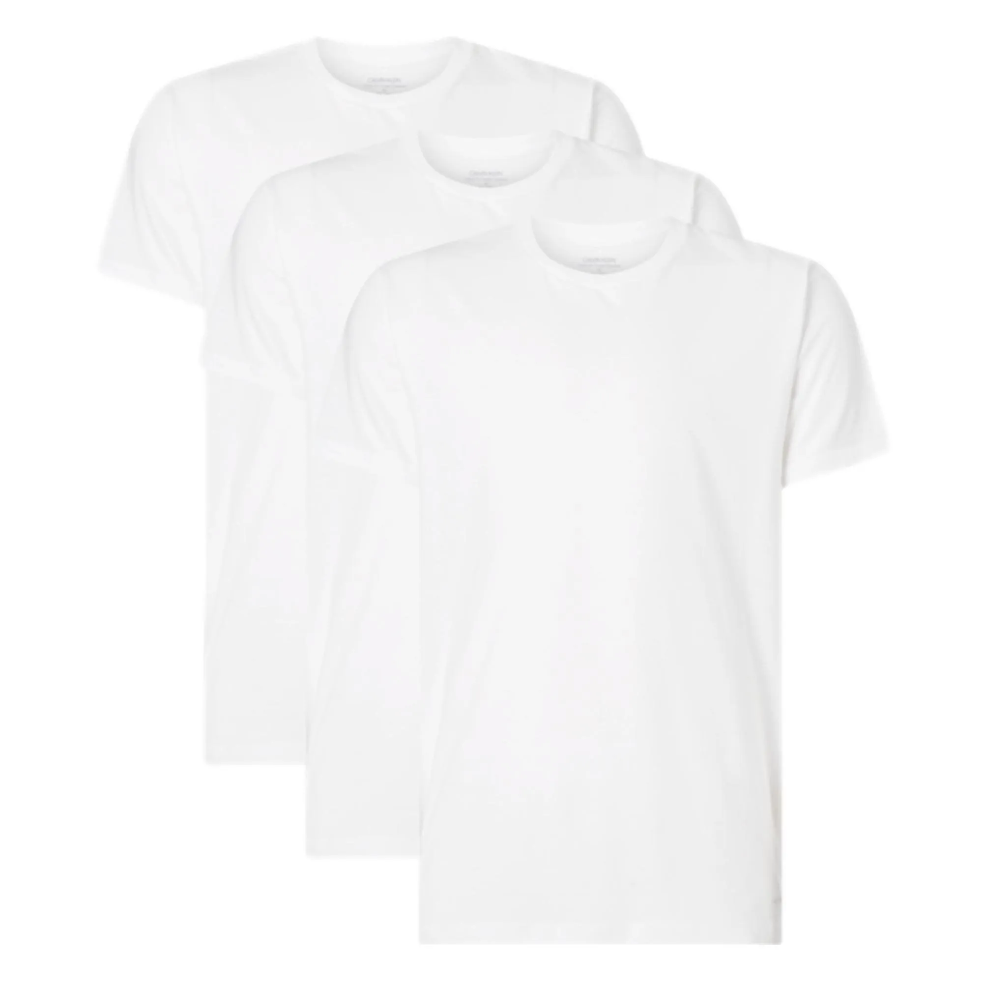 Calvin Klein Cotton Classics Crew Neck T-Shirt 3 Pack - White