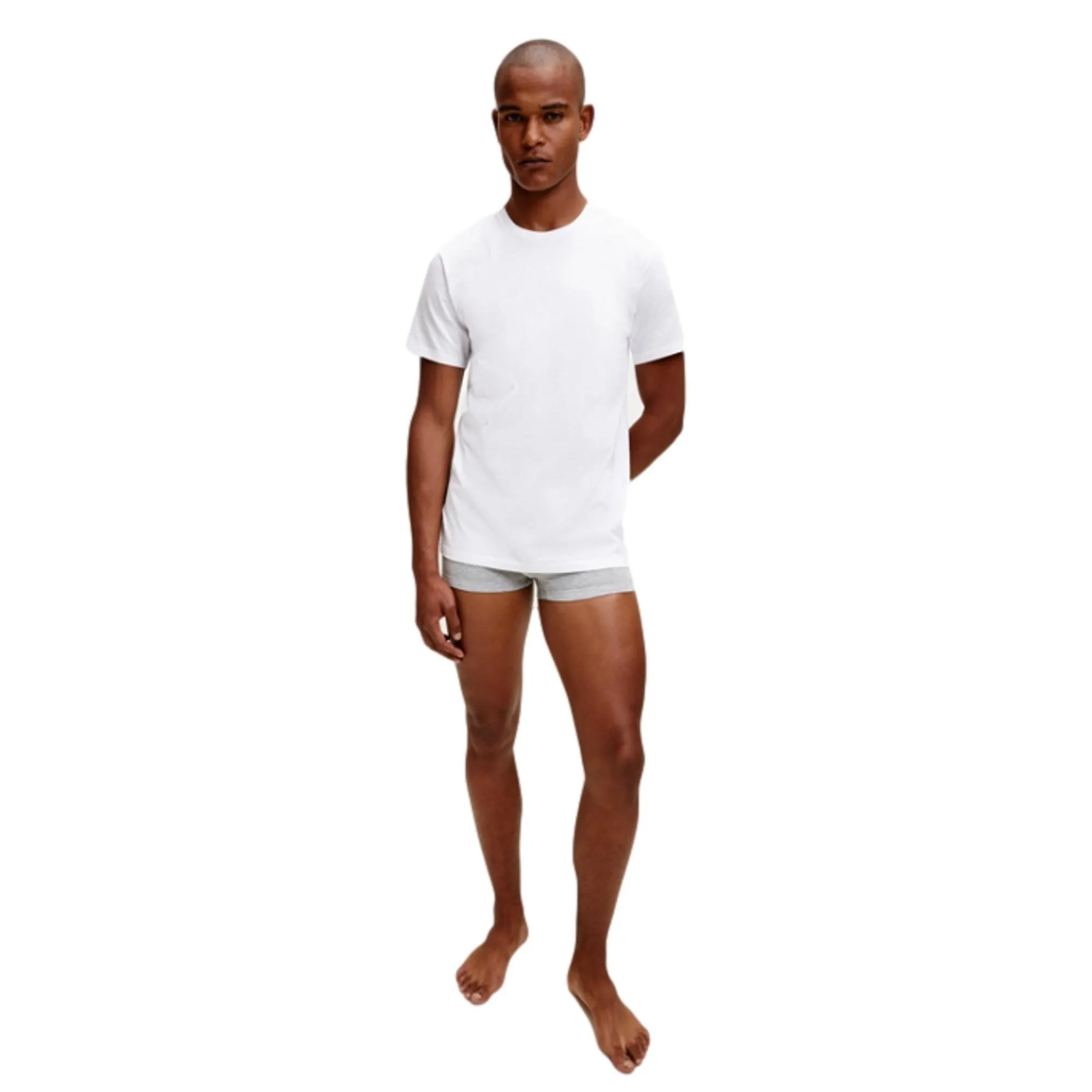 Calvin Klein Cotton Classics Crew Neck T-Shirt 3 Pack - White