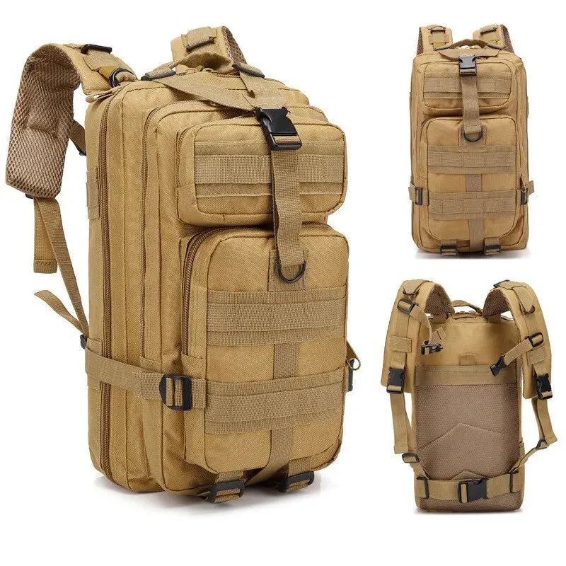 Camouflage Nylon Military Backpack for Outdoor Activities