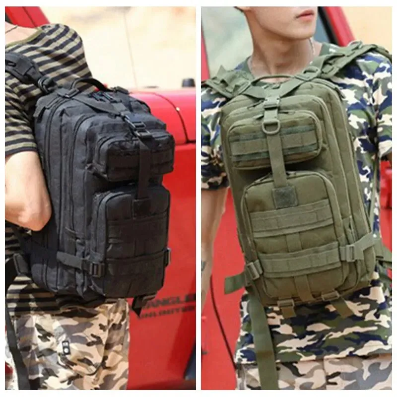 Camouflage Nylon Military Backpack for Outdoor Activities