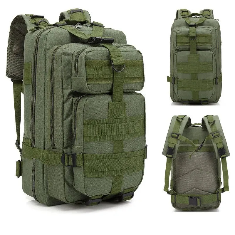 Camouflage Nylon Military Backpack for Outdoor Activities