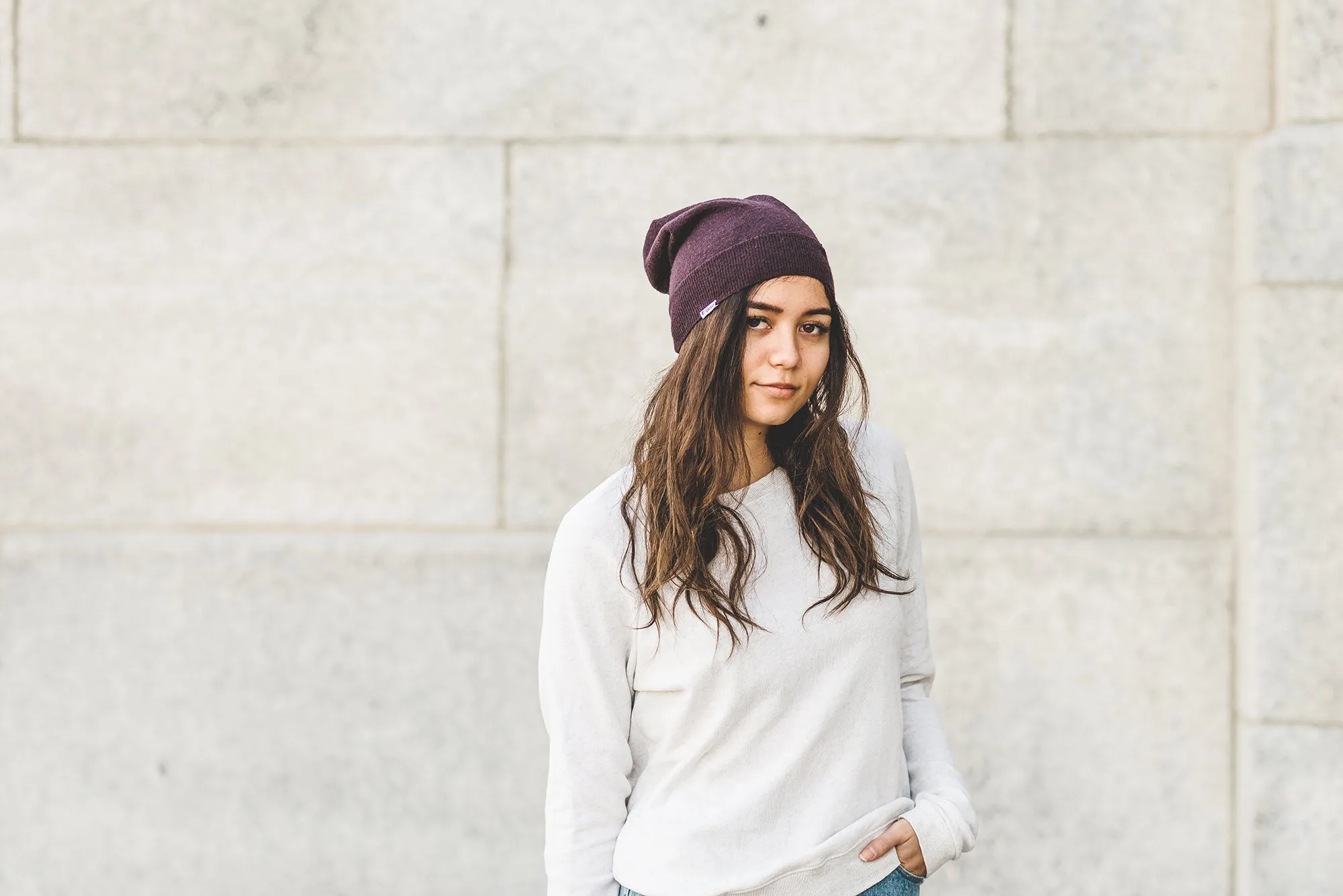 CASHMERE BEANIE | Darkest Blue