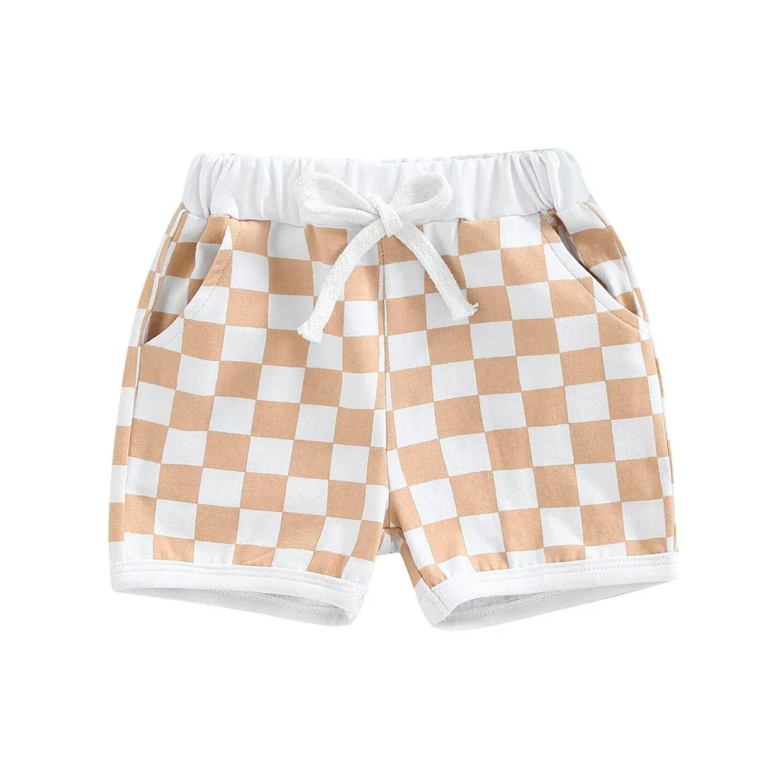 Checkered Baby Shorts