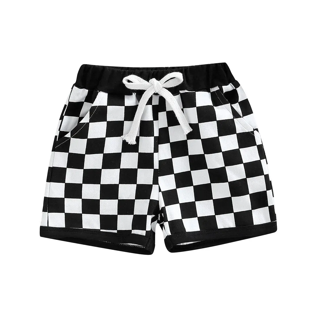 Checkered Baby Shorts