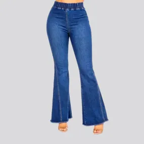 Comfortable stretchable bootcut women's jeans