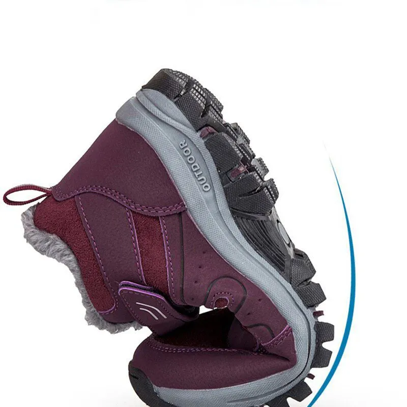 Cuzcare Women Shoes Fur Anti-slip Orthopedic Snow Boots