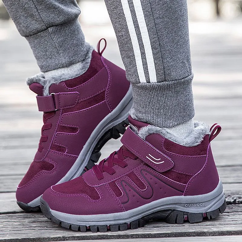 Cuzcare Women Shoes Fur Anti-slip Orthopedic Snow Boots