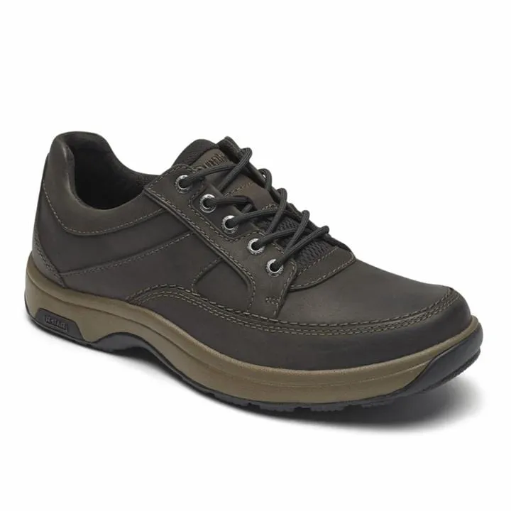 Dunham Men's Midland Waterproof Oxfords- Brown Nubuck