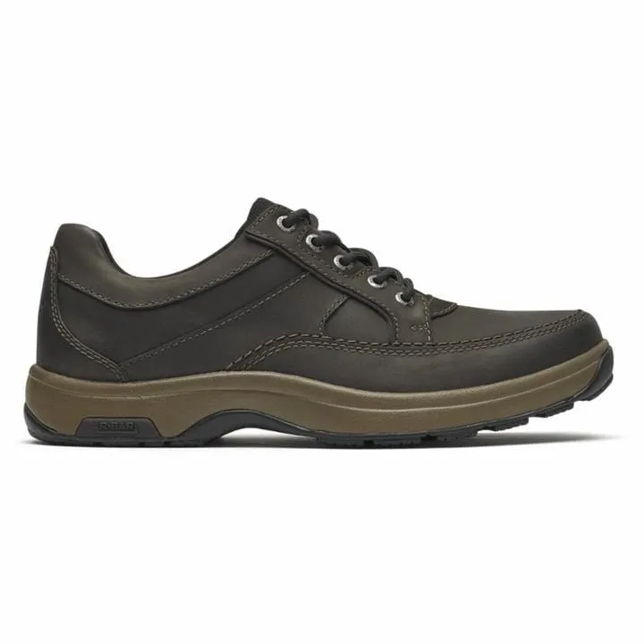 Dunham Men's Midland Waterproof Oxfords- Brown Nubuck