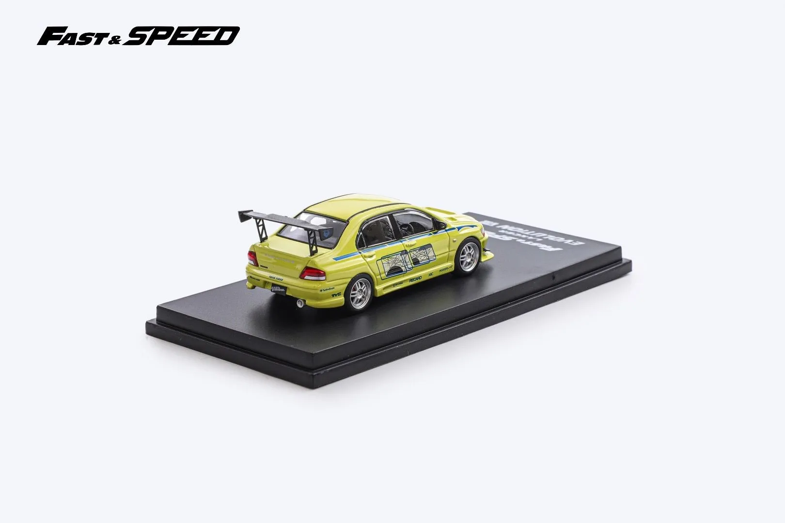 Fast Speed FS - 1:64  fast & furious Lancer four-door sports car, Evolution EVO VII 7th generation diecast model.