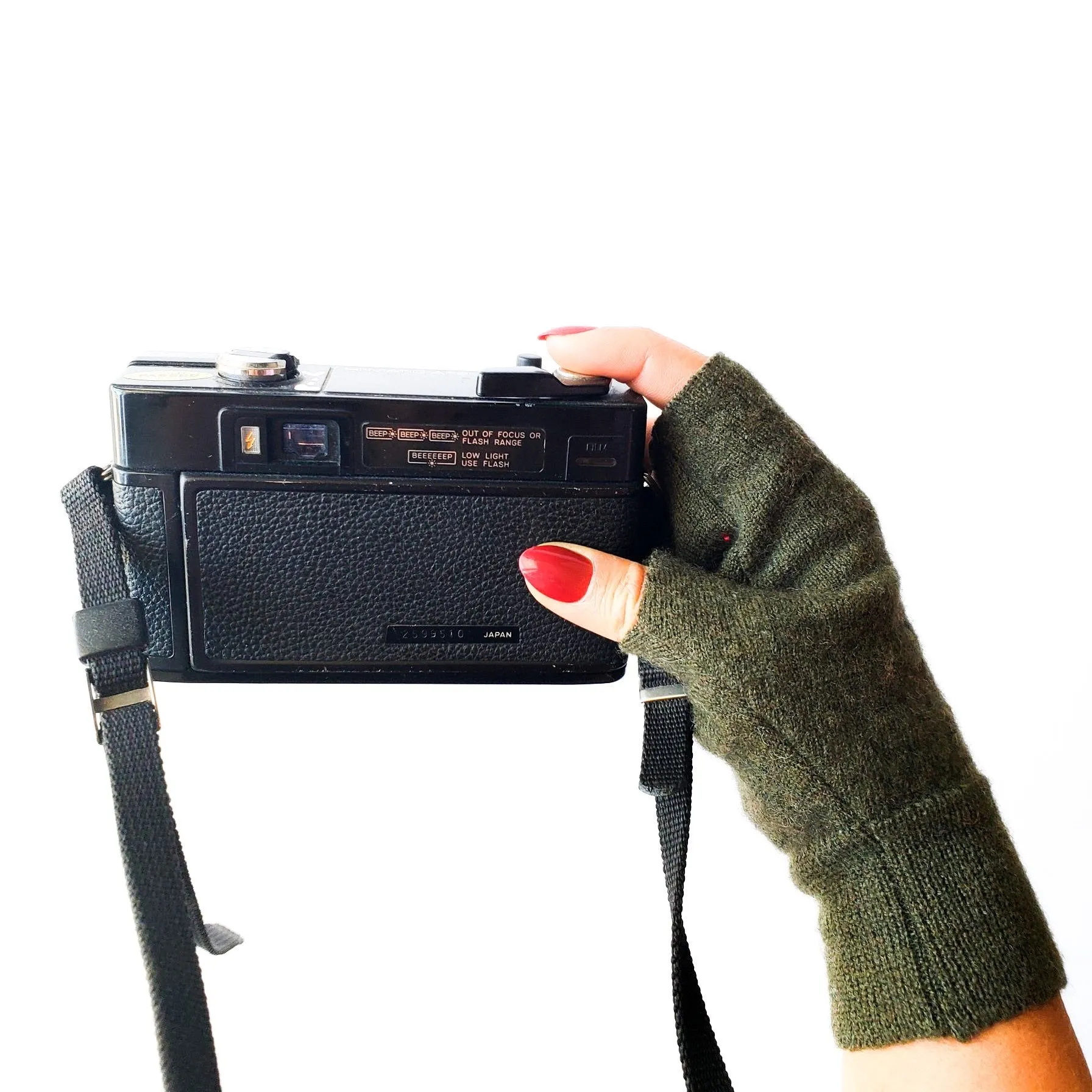 Fingerless Mittens | Creamy Yellow
