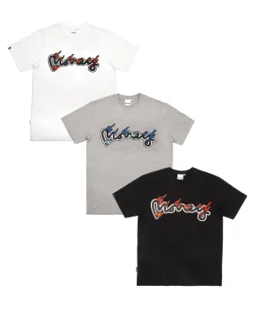 Flame Sig Tee 3pk Black/White/Grey Melange