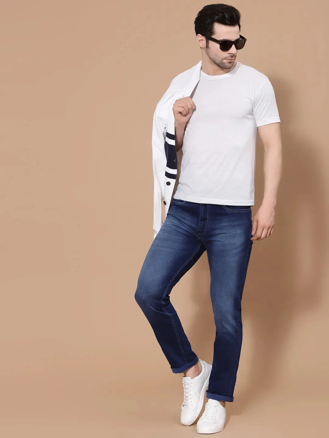 Flawless Sapphire Blue Denim For Men