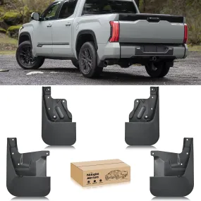 Front & Rear Set Mud Flaps for Toyota Tundra 2022 2023 2024 2025