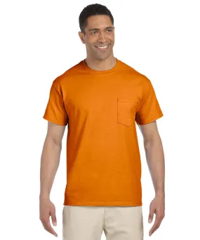 Gildan Short Sleeve Ultra Cotton Pocket T-Shirt - Safety Orange
