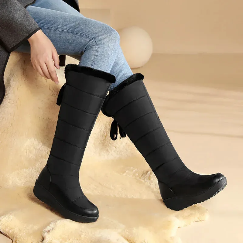 GLORIA | Knee-High Down Winter Boots