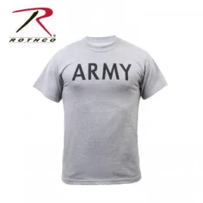 Grey Physical Training T-Shirt Army