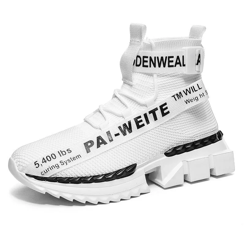 High-top sports shoes