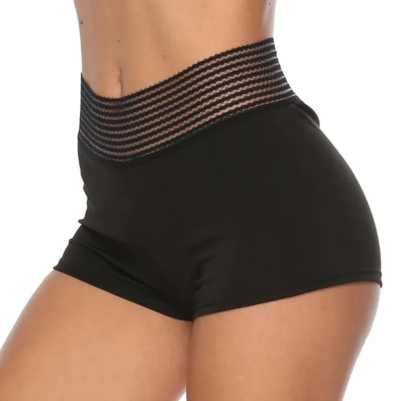 High Waist Sexy Women's Sports Shorts Athletic Breathable Gym Yoga