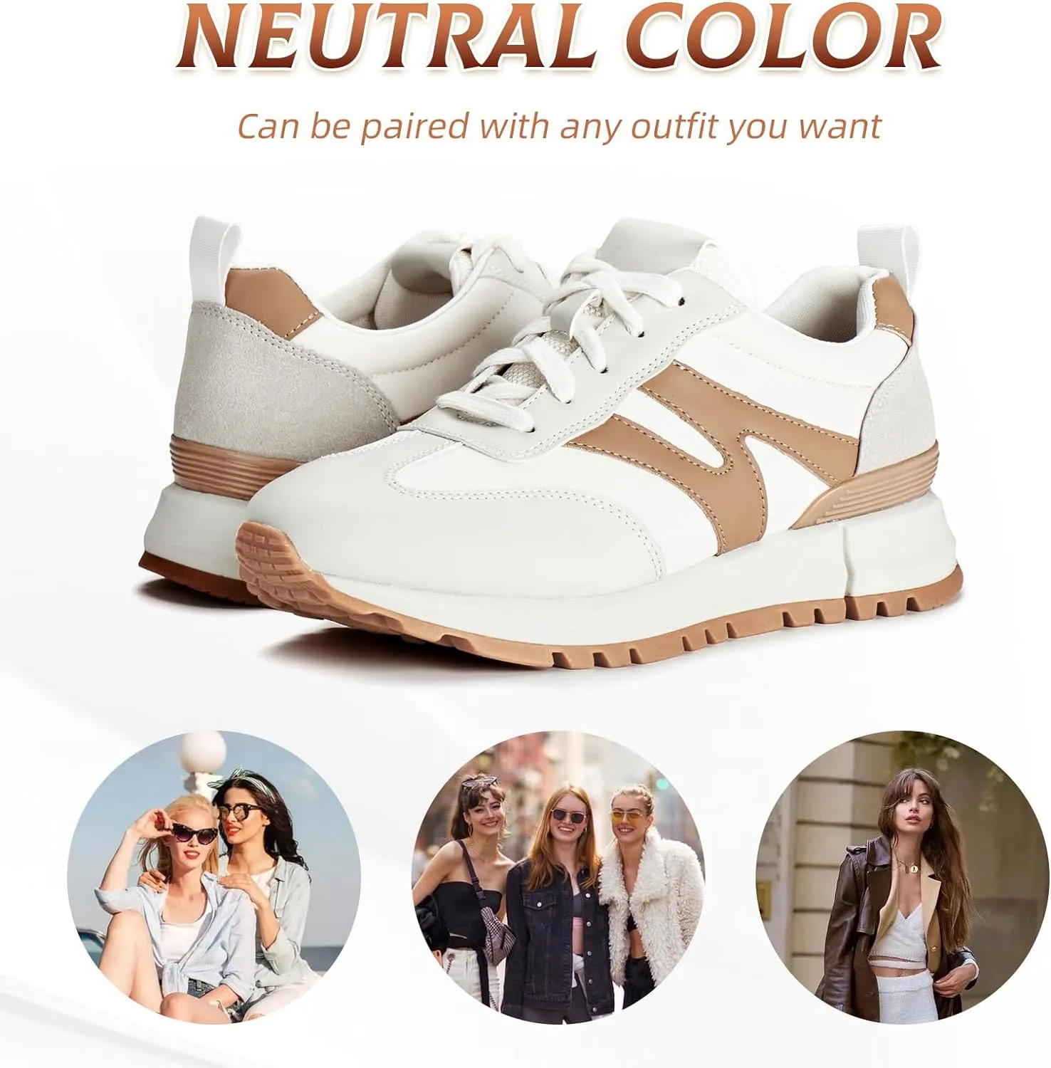 IXU 2024 Sneakers for Women Casual Walking Shoes Comfortable Tennis Running Fashion Shoes