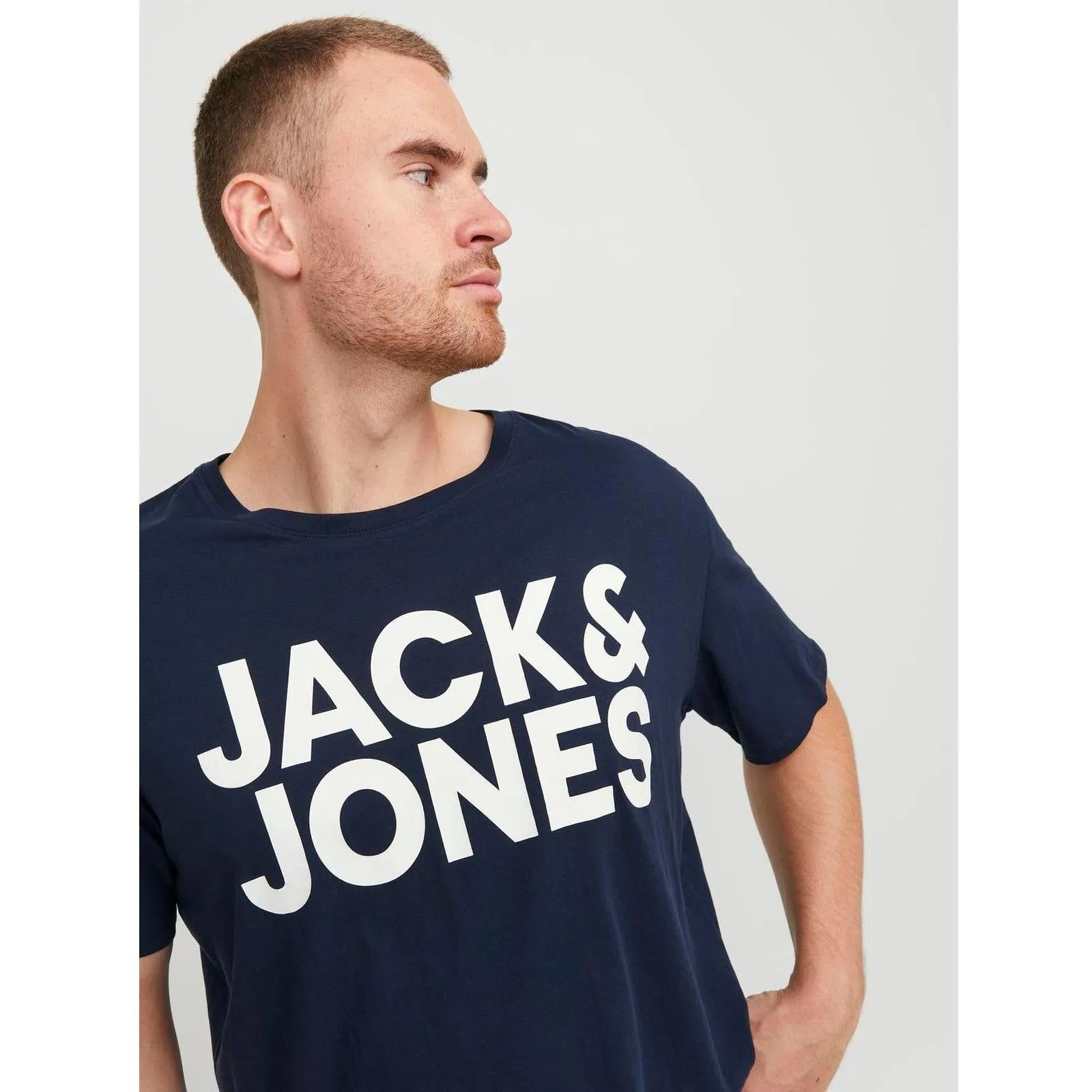Jack & Jones Mens Corp Big & Tall Short Sleeve T-Shirt