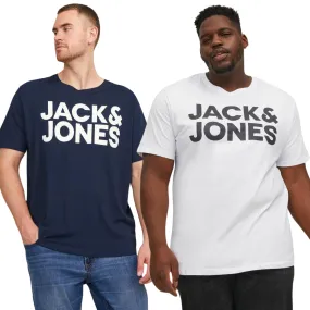 Jack & Jones Mens Corp Big & Tall Short Sleeve T-Shirt