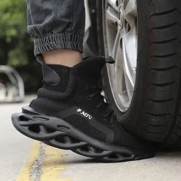 JEFU - Steel toe work shoes for men