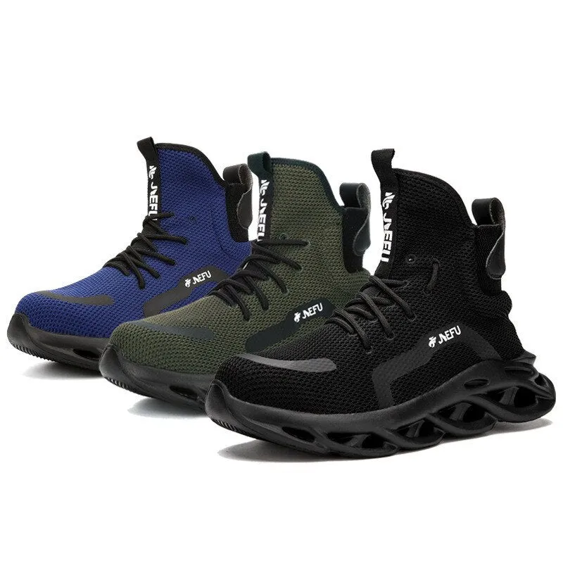 JEFU - Steel toe work shoes for men