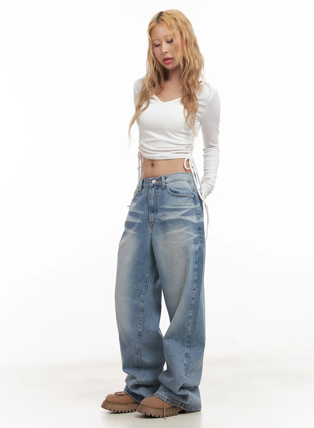 Jenalyn Wide-Leg Jeans CM505