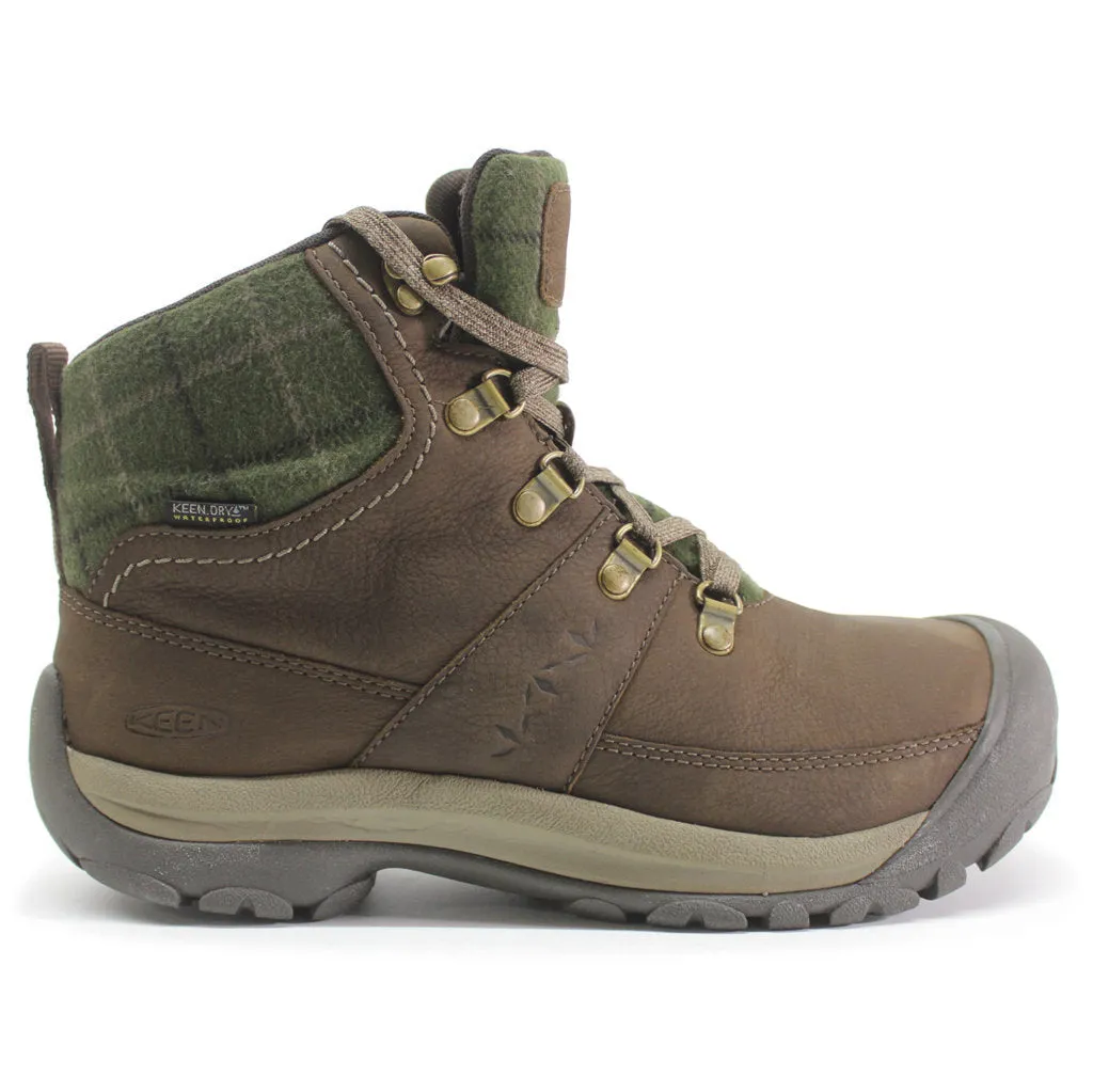 Keen Kaci III Mid Waterproof Leather & Textile Women's Snow Boots