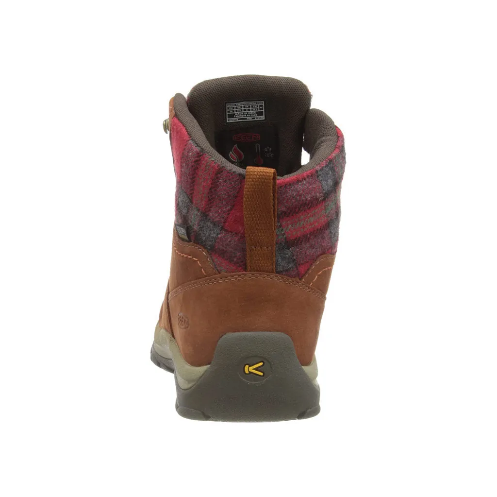 Keen Kaci III Mid Waterproof Leather & Textile Women's Snow Boots