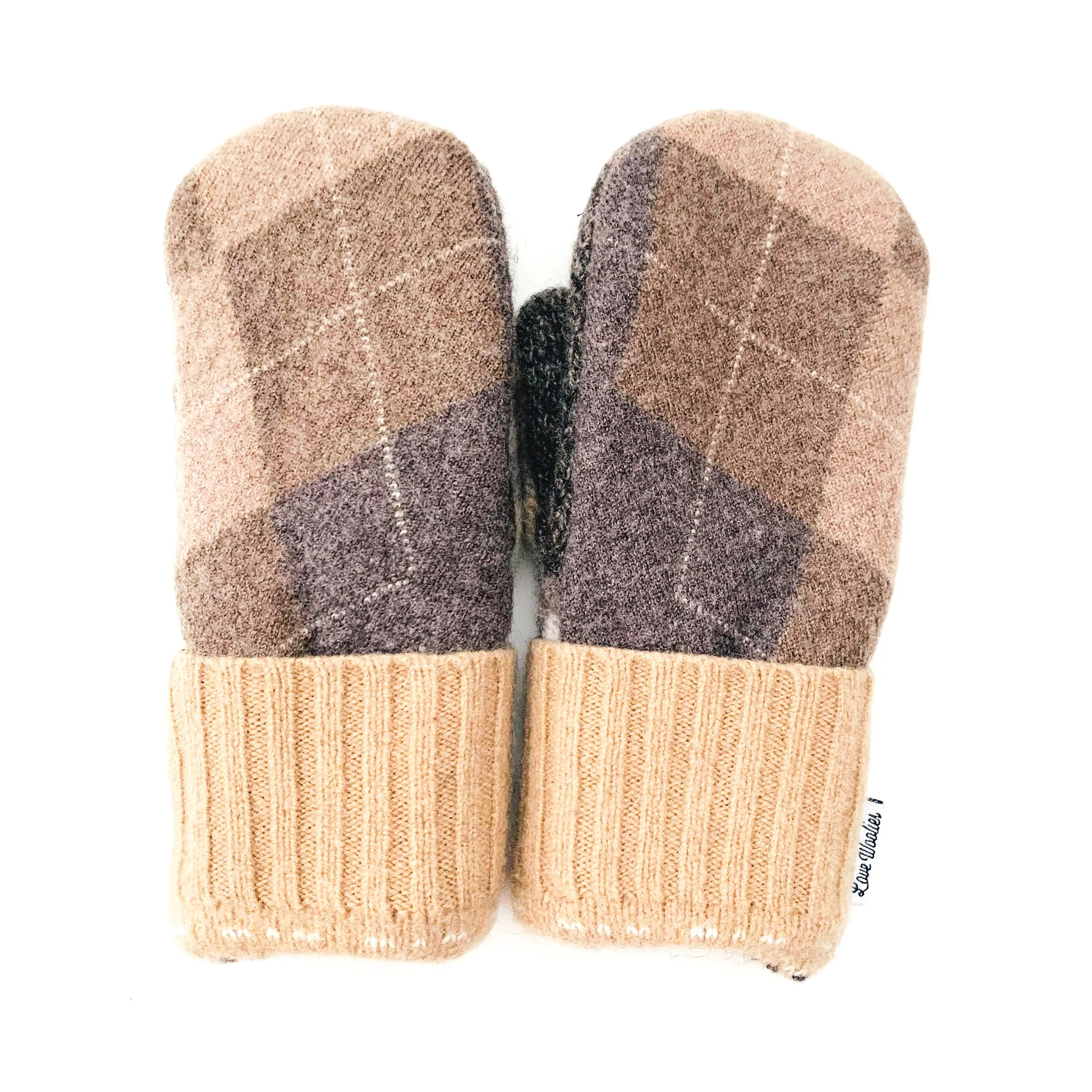 Large Kid's Wool Sweater Mittens | Big Brother