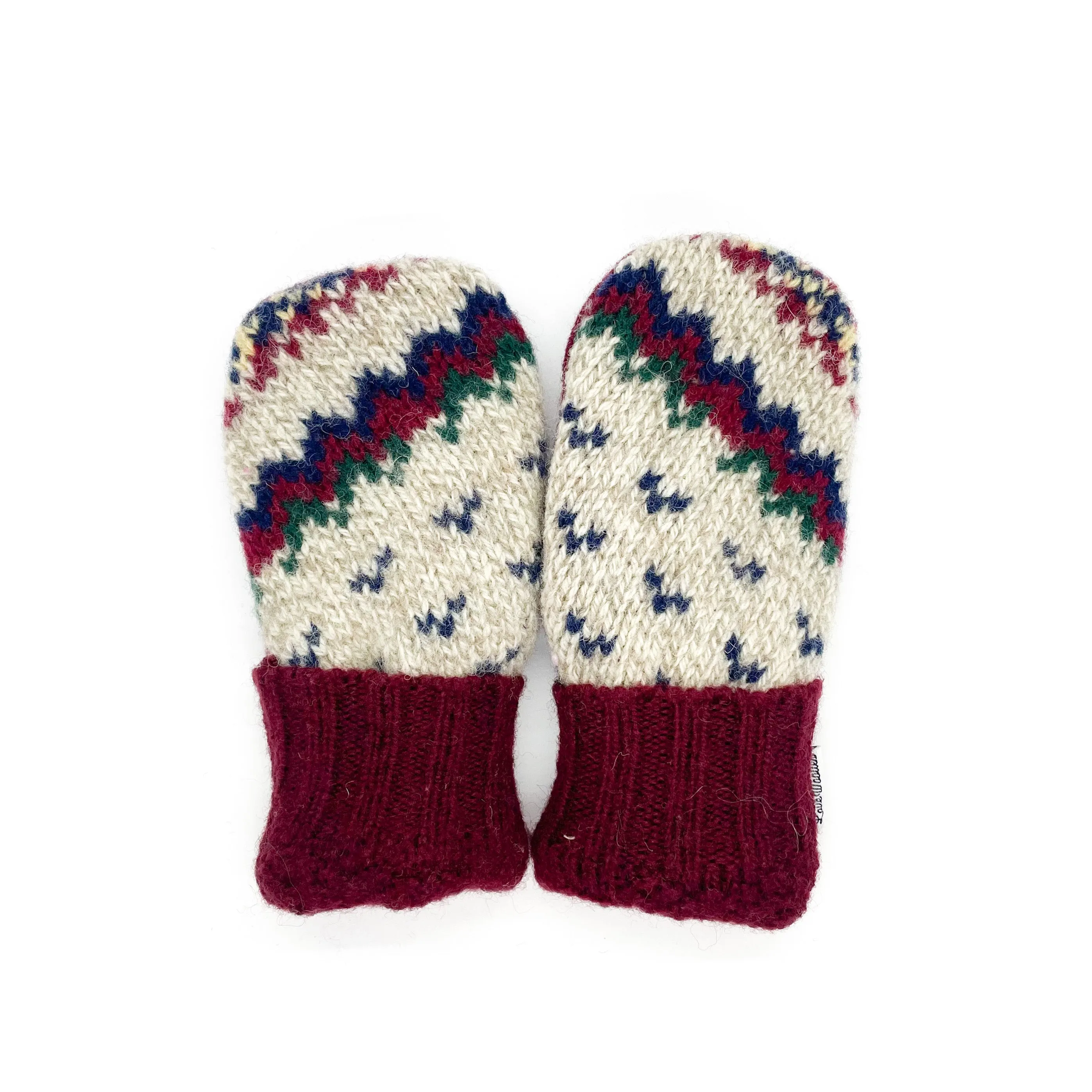 Large Kid's Wool Sweater Mittens | Cool Runnings
